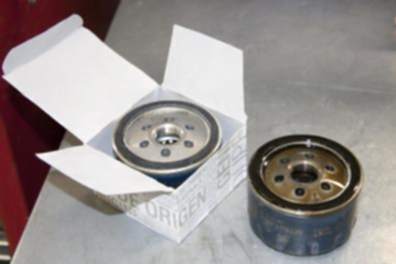 Замена масляного фильтра в сарвисе санрено